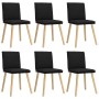 Sillas de comedor giratorias 6 unidades tela negras von , Essstühle - Ref: Foro24-3315627, Preis: 318,41 €, Rabatt: %