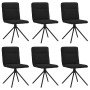 Sillas de comedor giratorias 6 unidades tela negras von , Essstühle - Ref: Foro24-3315604, Preis: 307,29 €, Rabatt: %
