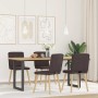 Sillas de comedor 4 unidades tela marrón oscuro von , Essstühle - Ref: Foro24-3315301, Preis: 195,92 €, Rabatt: %