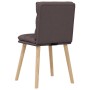Sillas de comedor 6 unidades tela marrón oscuro von , Essstühle - Ref: Foro24-3315667, Preis: 317,95 €, Rabatt: %