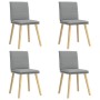 Sillas de comedor 4 unidades tela gris claro von , Essstühle - Ref: Foro24-3315355, Preis: 211,56 €, Rabatt: %