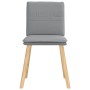Sillas de comedor 4 unidades tela gris claro von , Essstühle - Ref: Foro24-3315355, Preis: 211,56 €, Rabatt: %