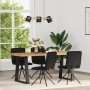 Sillas de comedor 4 unidades tela negras by , dining chairs - Ref: Foro24-3315334, Price: 205,66 €, Discount: %