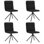 Sillas de comedor 4 unidades tela negras by , dining chairs - Ref: Foro24-3315334, Price: 205,66 €, Discount: %