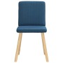 Sillas de comedor 6 unidades tela azul by , dining chairs - Ref: Foro24-3315575, Price: 295,83 €, Discount: %
