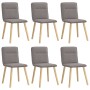 Sillas de comedor 6 unidades de tela gris taupe von , Essstühle - Ref: Foro24-3315596, Preis: 299,31 €, Rabatt: %