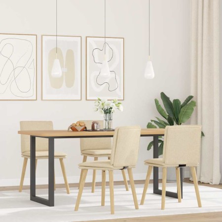Sillas de comedor 4 unidades tela color crema von , Essstühle - Ref: Foro24-3315362, Preis: 210,65 €, Rabatt: %