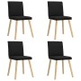 Sillas de comedor 4 unidades tela negras von , Essstühle - Ref: Foro24-3315357, Preis: 213,21 €, Rabatt: %