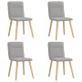Sillas de comedor 4 uds tela gris nube von , Essstühle - Ref: Foro24-3315329, Preis: 200,59 €, Rabatt: %