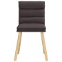 Sillas de comedor 4 unidades tela marrón oscuro by , dining chairs - Ref: Foro24-3315397, Price: 215,38 €, Discount: %