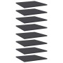 Estante estantería 8 uds madera contrachapada gris 40x40x1,5 cm de vidaXL, Estanterías - Ref: Foro24-805175, Precio: 40,03 €