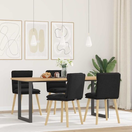 Sillas de comedor 4 unidades tela negras von , Essstühle - Ref: Foro24-3315395, Preis: 212,77 €, Rabatt: %