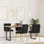 Sillas de comedor 4 unidades tela negras von , Essstühle - Ref: Foro24-3315395, Preis: 212,77 €, Rabatt: %