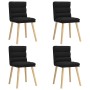 Sillas de comedor 4 unidades tela negras von , Essstühle - Ref: Foro24-3315395, Preis: 212,77 €, Rabatt: %