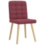 Sillas de comedor 4 unidades tela rojo tinto von , Essstühle - Ref: Foro24-3315194, Preis: 202,26 €, Rabatt: %