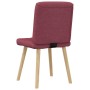 Sillas de comedor 4 unidades tela rojo tinto von , Essstühle - Ref: Foro24-3315194, Preis: 202,26 €, Rabatt: %