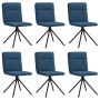 Sillas de comedor 6 unidades tela azul von , Essstühle - Ref: Foro24-3315610, Preis: 300,94 €, Rabatt: %