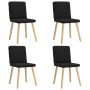 Sillas de comedor 4 unidades tela negras von , Essstühle - Ref: Foro24-3315299, Preis: 198,29 €, Rabatt: %