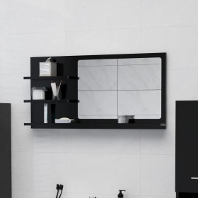 Badezimmerspiegel aus Sperrholz schwarz 90x10,5x45 cm von vidaXL, Badezimmerwaschtische - Ref: Foro24-805016, Preis: 35,90 €,...