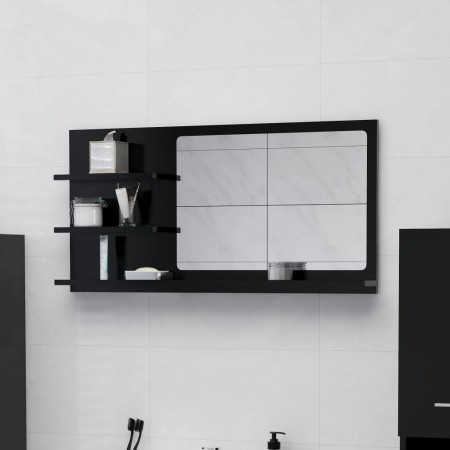 Badezimmerspiegel aus Sperrholz schwarz 90x10,5x45 cm von vidaXL, Badezimmerwaschtische - Ref: Foro24-805016, Preis: 35,90 €,...