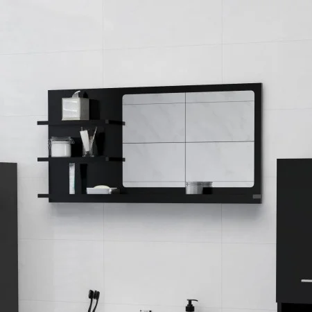 Badezimmerspiegel aus Sperrholz schwarz 90x10,5x45 cm von vidaXL, Badezimmerwaschtische - Ref: Foro24-805016, Preis: 35,90 €,...