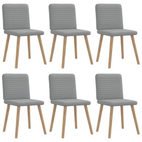 Sillas de comedor 6 unidades de tela gris claro von , Essstühle - Ref: Foro24-3315514, Preis: 296,49 €, Rabatt: %