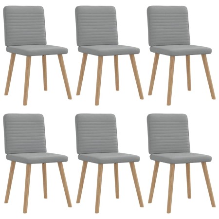 Sillas de comedor 6 unidades de tela gris claro von , Essstühle - Ref: Foro24-3315514, Preis: 296,49 €, Rabatt: %
