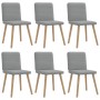 Sillas de comedor 6 unidades de tela gris claro von , Essstühle - Ref: Foro24-3315514, Preis: 296,49 €, Rabatt: %