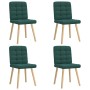 Sillas de comedor 4 unidades tela verde oscuro von , Essstühle - Ref: Foro24-3315196, Preis: 204,16 €, Rabatt: %