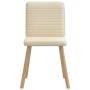 Sillas de comedor 6 unidades tela color crema von , Essstühle - Ref: Foro24-3315521, Preis: 296,49 €, Rabatt: %