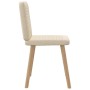 Sillas de comedor 6 unidades tela color crema von , Essstühle - Ref: Foro24-3315521, Preis: 296,49 €, Rabatt: %