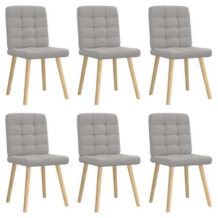 Sillas de comedor 6 uds tela gris nube von , Essstühle - Ref: Foro24-3315470, Preis: 302,21 €, Rabatt: %