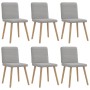 Sillas de comedor 6 uds tela gris nube von , Essstühle - Ref: Foro24-3315523, Preis: 300,10 €, Rabatt: %