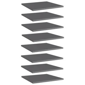 Regalboden 8 Stück Sperrholz glänzend grau 40x40x1,5 cm von vidaXL, Regale - Ref: Foro24-805185, Preis: 42,08 €, Rabatt: %