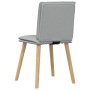 Sillas de comedor 6 unidades de tela gris claro de , Sillas de comedor - Ref: Foro24-3315625, Precio: 319,66 €, Descuento: %