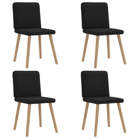 Sillas de comedor 4 unidades tela negras von , Essstühle - Ref: Foro24-3315246, Preis: 198,44 €, Rabatt: %