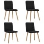 Sillas de comedor 4 unidades tela negras von , Essstühle - Ref: Foro24-3315246, Preis: 198,44 €, Rabatt: %
