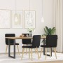Sillas de comedor 4 unidades tela negras von , Essstühle - Ref: Foro24-3315246, Preis: 198,44 €, Rabatt: %