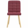 Sillas de comedor 6 unidades tela rojo tinto von , Essstühle - Ref: Foro24-3315464, Preis: 302,21 €, Rabatt: %