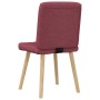 Sillas de comedor 6 unidades tela rojo tinto von , Essstühle - Ref: Foro24-3315464, Preis: 302,21 €, Rabatt: %