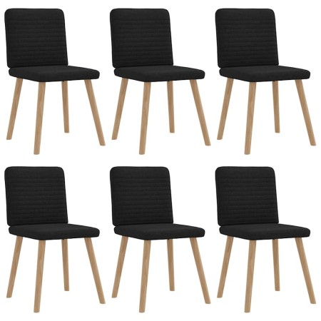 Sillas de comedor giratorias 6 unidades tela negras von , Essstühle - Ref: Foro24-3315516, Preis: 296,49 €, Rabatt: %