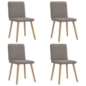 Sillas de comedor 4 unidades tela taupe von , Essstühle - Ref: Foro24-3315250, Preis: 198,44 €, Rabatt: %