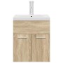 Mueble de baño con lavabo incorporado y grifo roble Sonoma by , Bathroom furniture - Ref: Foro24-3325013, Price: 164,28 €, Di...