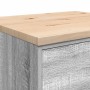 Armario de garaje de madera maciza pino gris Sonoma 60x51x85 cm by , Armarios industriales - Ref: Foro24-860603, Price: 101,9...