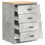 Armario de almacenamiento para garaje Roble Sonoma 60x51x85 cm by , Armarios industriales - Ref: Foro24-860601, Price: 111,47...