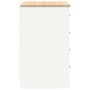 Armario de almacenamiento para garaje blanco 60x51x85 cm by , Armarios industriales - Ref: Foro24-860598, Price: 94,78 €, Dis...