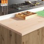 Armario de almacenamiento para garaje Roble Artesano 60x51x85cm de , Armarios industriales - Ref: Foro24-860579, Precio: 104,...