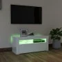 TV-Schrank mit strahlend weißen LED-Leuchten 90x35x40 cm von vidaXL, TV-Möbel - Ref: Foro24-804325, Preis: 62,12 €, Rabatt: %