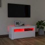 TV-Schrank mit weißen LED-Leuchten 90x35x40 cm von vidaXL, TV-Möbel - Ref: Foro24-804319, Preis: 60,15 €, Rabatt: %