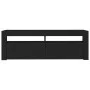 TV cabinet with LED lights black 120x35x40 cm by vidaXL, TV Furniture - Ref: Foro24-804311, Price: 77,71 €, Discount: %